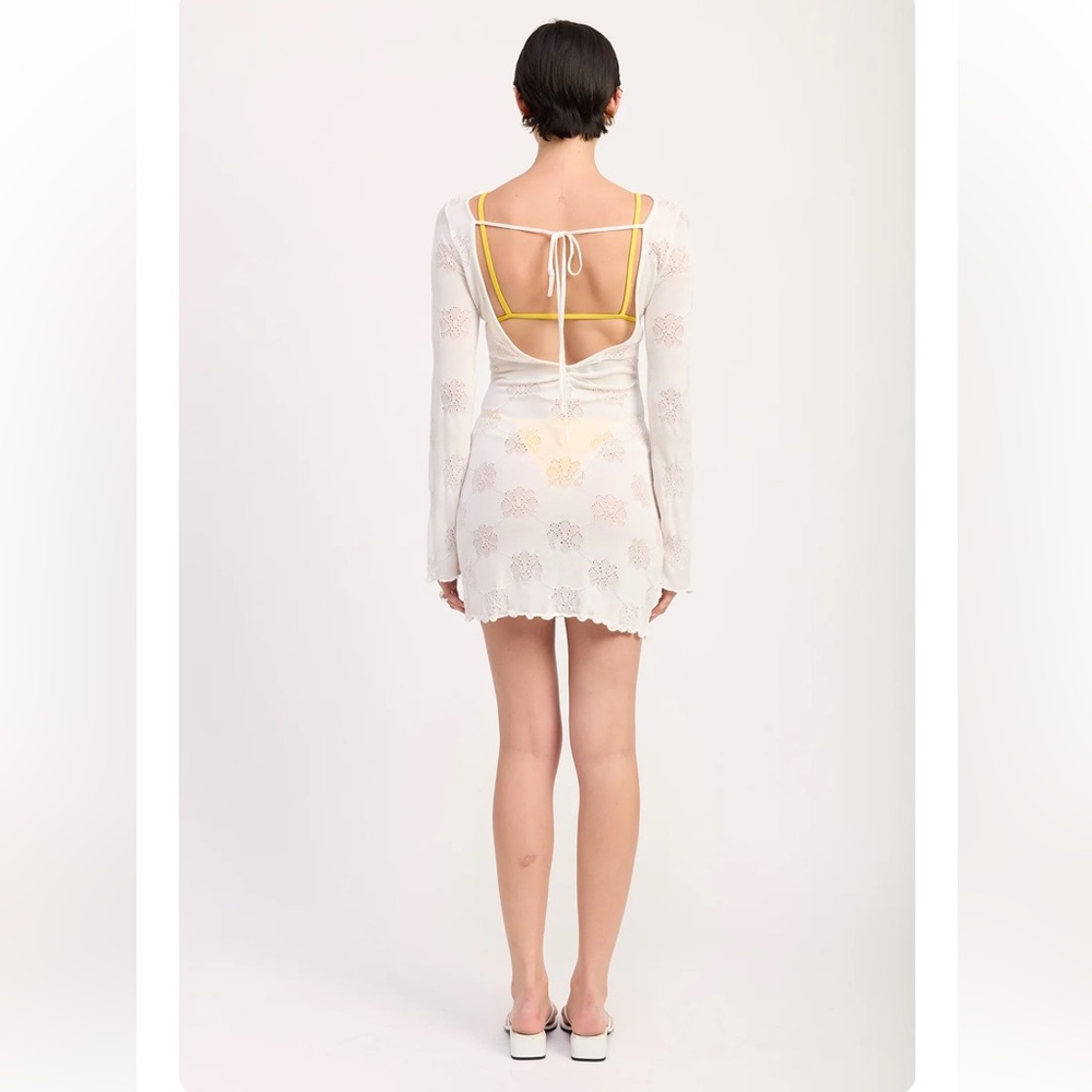 NWT Emory Park Mini open back long sleeve dress coverup